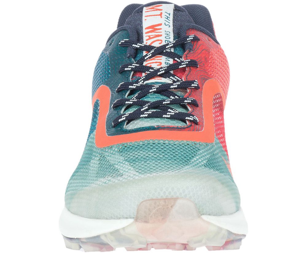 Merrell Sneakers Herre - Mtl Skyfire X White Mountains - Mintgrønne/Orange - GSQ287643